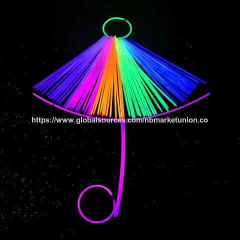 100 Pack Glow In The Dark Luminous Sticks Party Play Fun DIY Bracelets Necklaces For Kids Adults