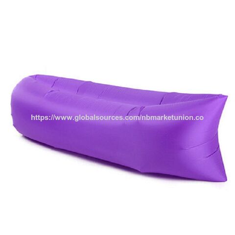 Inflatable Lounger Portable Lazy Air Couch Chair Beach Camping Hammock Bed Home Outside Cool Gifts