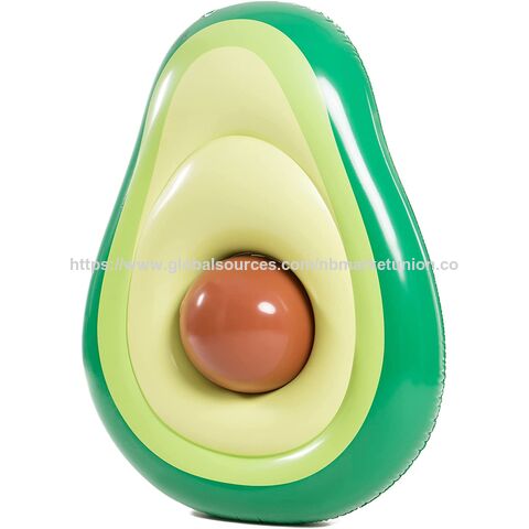 Flotador Hinchable de Aguacate para Piscina con Pelota, Diversión Acuática, Grande, para Fiestas de Verano en la Playa - Juguetes de Natación