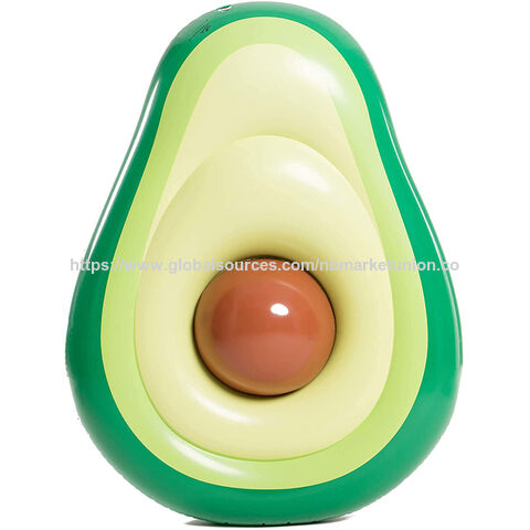 Flotador Hinchable de Aguacate para Piscina con Pelota, Diversión Acuática, Grande, para Fiestas de Verano en la Playa - Juguetes de Natación