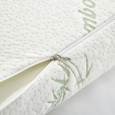 Almofada de Espuma Viscoelástica - Tamanho Padrão - Ventilada, Almofadas Premium para Cama com Capa de Bambu Lavável, Suporte Ortopédico para Dormir
