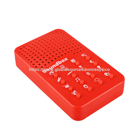 Lustiges ABS-Druckknopf-Soundeffekt-Spielzeug, 16-Tasten-Soundbox, Anti-Stress-Unterhaltung, Streich-Witz, Unterhaltungselektronikprodukt