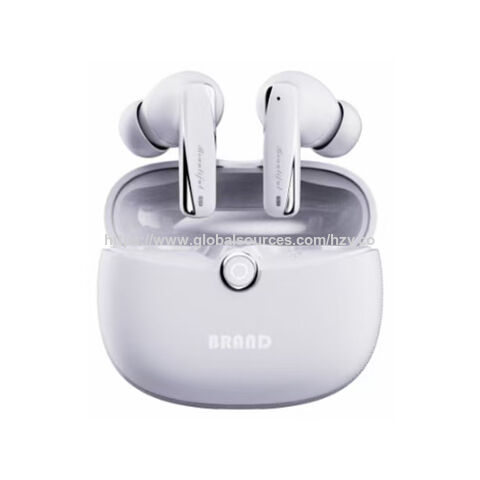 Écouteurs OEM pour Téléphone Portable avec Micro Quad ENC, Casque Bluetooth 6.0 Intra-auriculaire Adapté pour l'Entraînement, le Yoga, le Sommeil