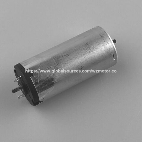 ODM 12V 3W OD22.0mm*35.8mm(L) DC-Motor mit Kohlebürsten für intelligente Vorhänge