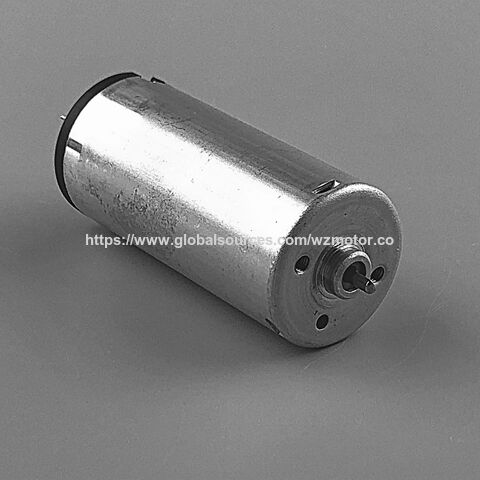 ODM 12V 3W OD22.0mm*35.8mm(L) DC-Motor mit Kohlebürsten für intelligente Vorhänge