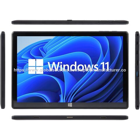 Tablet Windows 11 de 10.1" con precio de fábrica, CPU Intel Celeron N4120 de cuatro núcleos, 8GB de RAM, 128GB de almacenamiento, pantalla táctil IPS HD, Tablet Windows para empresas