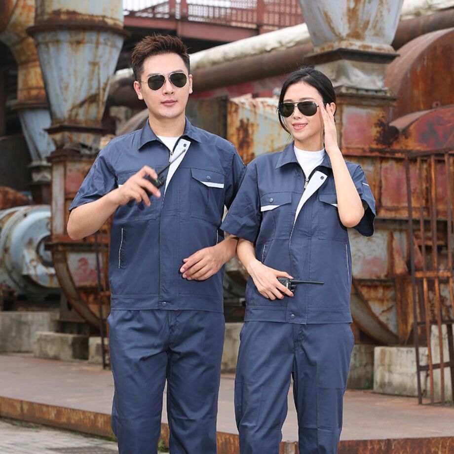 Summer Lightweight Short-sleeved Work Clothes, Durable And Breathable ...