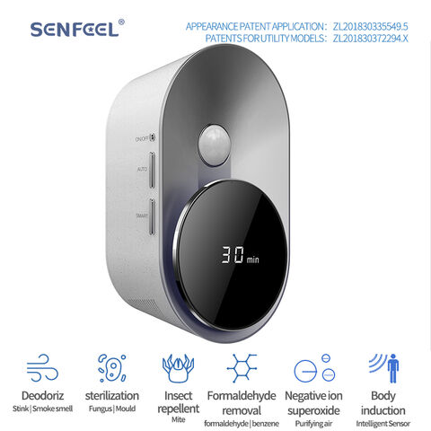 Smart ozone sterilizer air purifier Anion plasma generator for home and car plasma sterilizer