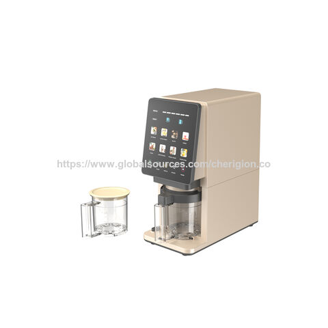 500ML High-Speed Gefrierdessertmaschine mit digitalem Touchpanel | 800W Hochleistungs-AC-Motor | Tritan-Behälter & MIM-Schneider | OEM