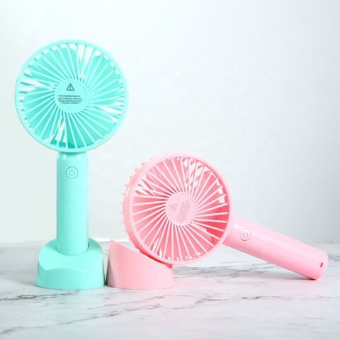 Mini Ventilateur de Table Portable Rechargeable USB Ventilateur à Main de Haute Qualité