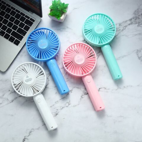 Mini Ventilateur de Table Portable Rechargeable USB Ventilateur à Main de Haute Qualité