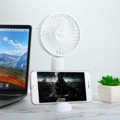 Mini Ventilateur de Table Portable Rechargeable USB Ventilateur à Main de Haute Qualité