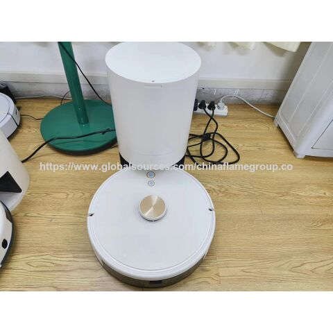 Robot de Nettoyage Automatique Commercial Intelligent 3 en 1: Aspirateur, Balayeuse et Laveur de Sol