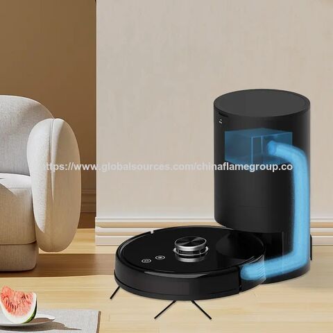 Robot de Nettoyage Automatique Commercial Intelligent 3 en 1: Aspirateur, Balayeuse et Laveur de Sol