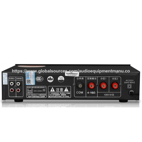 Hot Sell Broadcast Constant Voltage Power Amplifier Hifi Stereo Audio Power Amplifier