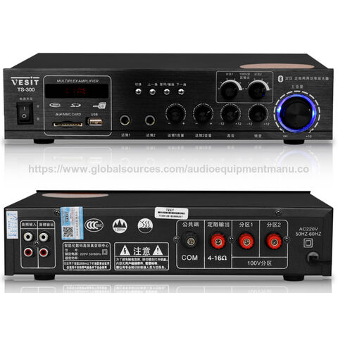 Hot Sell Broadcast Constant Voltage Power Amplifier Hifi Stereo Audio Power Amplifier