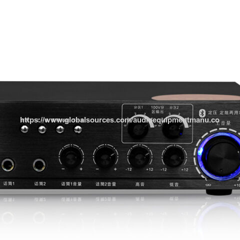 Hot Sell Broadcast Constant Voltage Power Amplifier Hifi Stereo Audio Power Amplifier