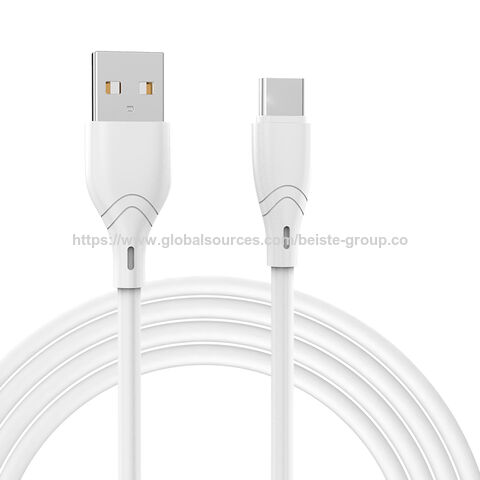 Câble USB 1M de Charge Rapide de Données 3A, Câble USB Type-C, Chargeur Rapide USB-C, Câble de Données