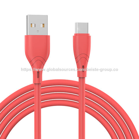 Câble USB 1M de Charge Rapide de Données 3A, Câble USB Type-C, Chargeur Rapide USB-C, Câble de Données