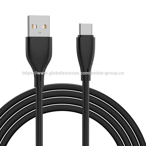 Câble USB 1M de Charge Rapide de Données 3A, Câble USB Type-C, Chargeur Rapide USB-C, Câble de Données