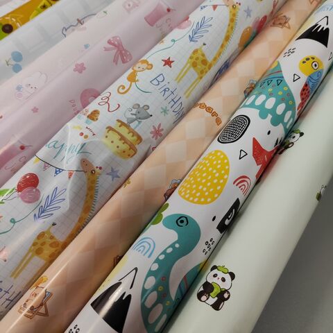 Papel de regalo para fiestas, papel de envolver regalos navideños, diseño floral pequeño y lindo para forro de libros, decoración de cajas de regalo