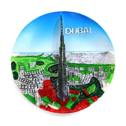 Aimants de réfrigérateur en résine pour souvenirs de voyage avec motifs de villes personnalisés et matériaux de haute qualité Fournisseur en gros