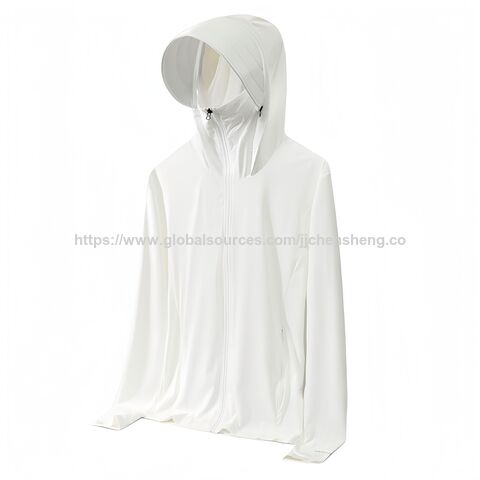 Casaco de Verão Original de Fio com Proteção Solar para Mulher, Cardigan Fino de Manga Comprida, Top com Sensação de Gelo, Roupa de Proteção Solar