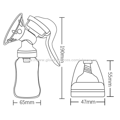 Bombas de tirar leite, Bomba de tirar leite manual com sucção grande, suprimentos materno-infantis