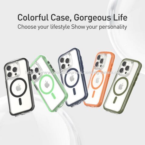 Coque de téléphone Magsafe transparente en TPU OEM très demandée, protection intégrale à 360 degrés, coque anti-jaunissement pour Iphone 17 Pro Max