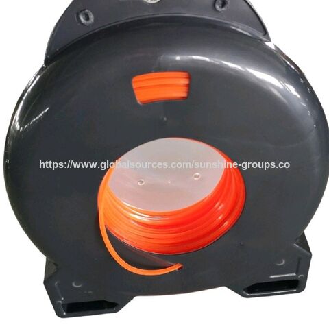 Corda de nylon para aparador de grama, fio de corte para roçadeira 2.4/2.7/3.0/4.0 mm, quadrado, redondo, torcido, com fio de aço