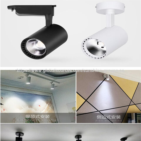 LED-Aufbaustrahler, Deckenmontage, kommerziell, COB, Schienenstrahler, Ladengeschäft, Kleiderladen, Hintergrundbeleuchtung