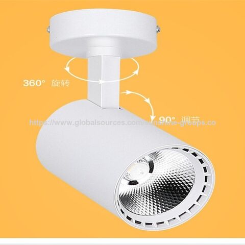LED-Aufbaustrahler, Deckenmontage, kommerziell, COB, Schienenstrahler, Ladengeschäft, Kleiderladen, Hintergrundbeleuchtung