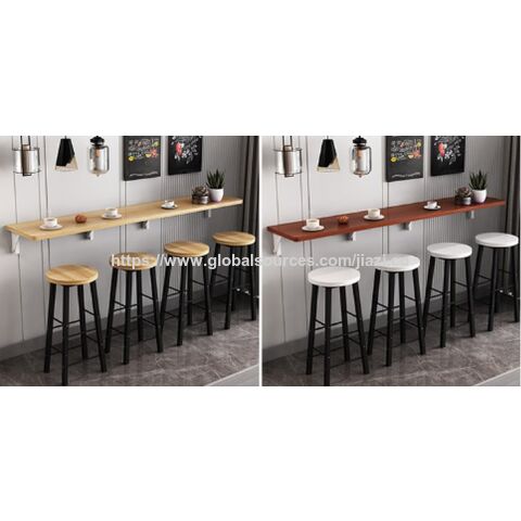 Table et chaises de bar AAA en gros, métal, petite famille, table basse et chaise de célébrité Web, comptoir de bar, marbre nordique blanc moderne