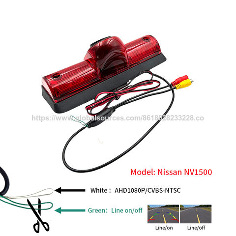 Sinal universal AHD 1080CCD: visão noturna de alta definição, luzes de freio traseiras, luzes de ré, luzes traseiras.