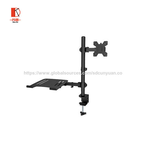 Bras de Moniteur Ergonomique en Aluminium, Compatible VESA 100, Charge Maximale 8 kg pour Écrans de 13-32 Pouces - Support de Moniteur Réglable pour Bureau