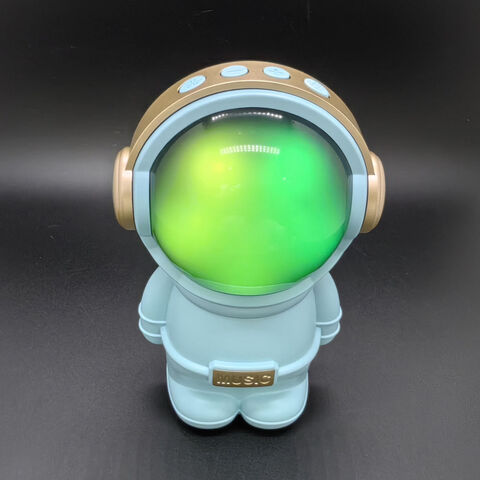 Altavoz Woofer Estéreo Bluetooth Portátil con Diseño de Astronauta, Mini Altavoz Inalámbrico Activo para Gaming, Ideal para Regalo Infantil