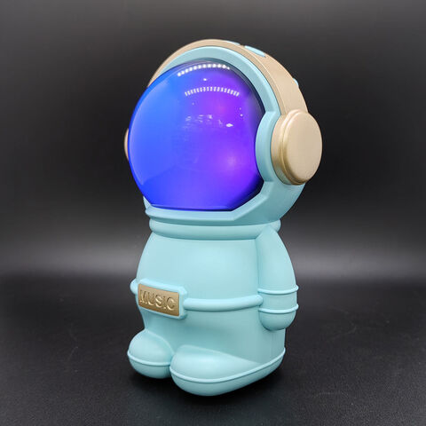 Altavoz Woofer Estéreo Bluetooth Portátil con Diseño de Astronauta, Mini Altavoz Inalámbrico Activo para Gaming, Ideal para Regalo Infantil
