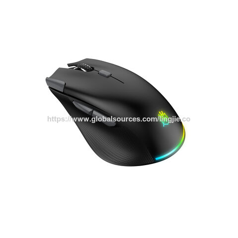 Nouvelle Souris Gaming Ergonomique, Souris Silencieuse 2.4G sans Fil avec Récepteur USB, Souris d'Ordinateur Portable pour PC, Capteurs Optiques de Haute Précision