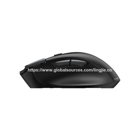 Nouvelle Souris Gaming Ergonomique, Souris Silencieuse 2.4G sans Fil avec Récepteur USB, Souris d'Ordinateur Portable pour PC, Capteurs Optiques de Haute Précision
