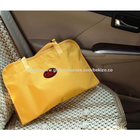 Organisateur de Siège Arrière de Voiture 230D Étanche, Protections de Coup de Pied, Rangement Multi-Poches pour Accessoires de Bébé