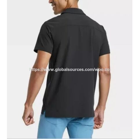 Benutzerdefiniertes lässiges schlichtes kurzärmeliges einfarbiges Polyester-Polohemd für Herren - Großhandel und Herstellung