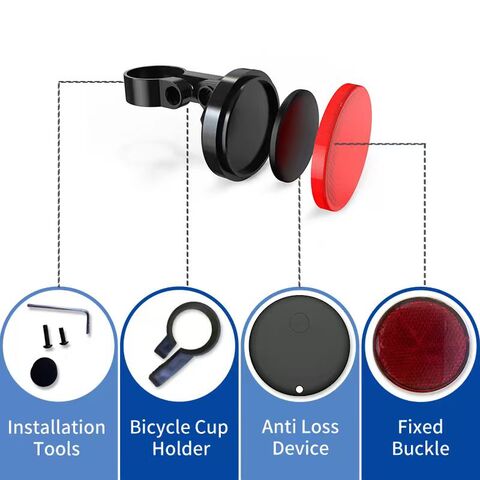 Mini Feu Arrière Intelligent pour Vélo, Dispositif Anti-perte Bluetooth, Traceur GPS