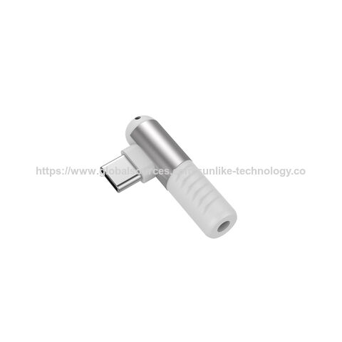محول صوت USB C بزاوية 90 درجة OEM & ODM: توافق قوي، تطابق مثالي مع iPhone الجديد، مواد عالية الجودة