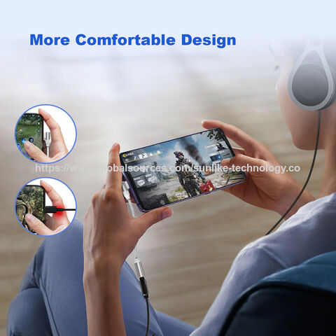 محول صوت USB C بزاوية 90 درجة OEM & ODM: توافق قوي، تطابق مثالي مع iPhone الجديد، مواد عالية الجودة