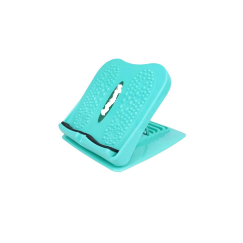 Tábua de Massagem para Pés Inclinada Portátil Ajustável, Descanso para Pés Ergonômico com Massagem para Uso Sob a Mesa