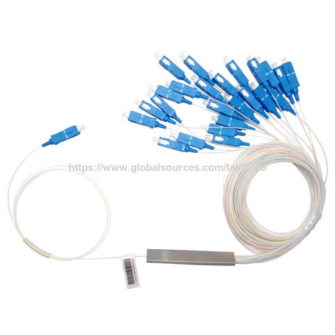 Mini tube PLC pour câble 1x32 0.9/2.0mm, connecteurs SC LC FC ST, module coupleur fibre optique