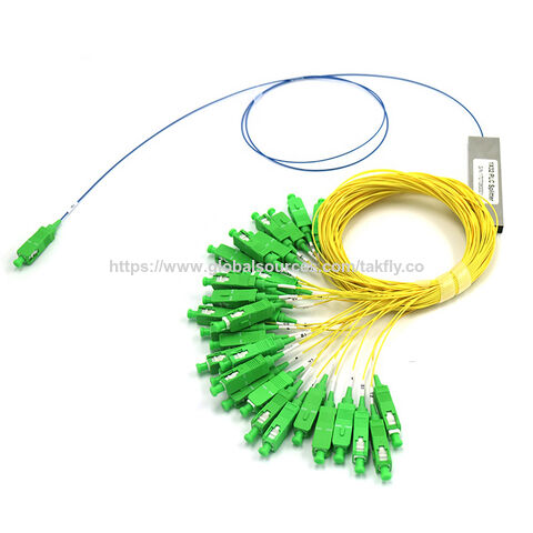 Mini tube PLC pour câble 1x32 0.9/2.0mm, connecteurs SC LC FC ST, module coupleur fibre optique