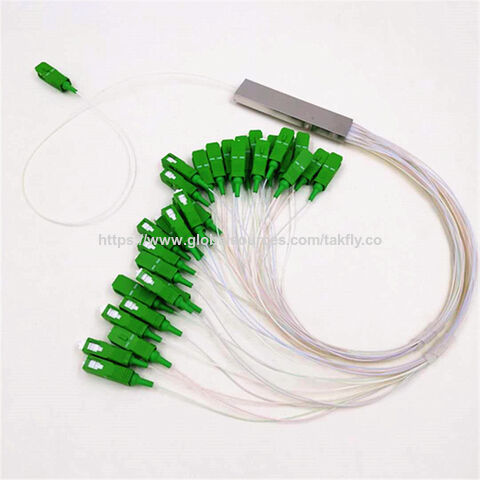 Mini tube PLC pour câble 1x32 0.9/2.0mm, connecteurs SC LC FC ST, module coupleur fibre optique