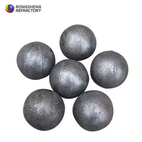 30mm 40mm Geschmiedete Stahlkugeln und 100mm hochverchromte Stahlguss-Mahlkugeln für Kugelmühlen und SAG-Mühlen