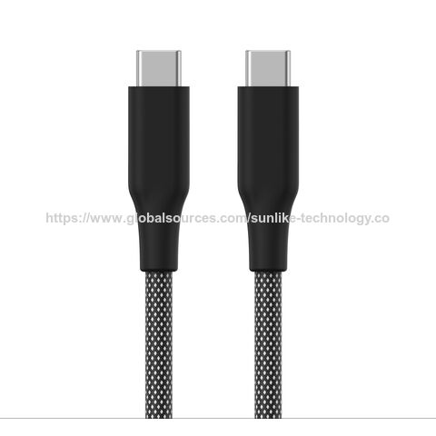 Pabrik OEM ODM, Kabel Tipis Sunlike, Plug Ramah Casing, USB 2.0, PD60W, 480Mbps, untuk Pengisian Daya Ponsel dan Transfer Data, Warna Baru